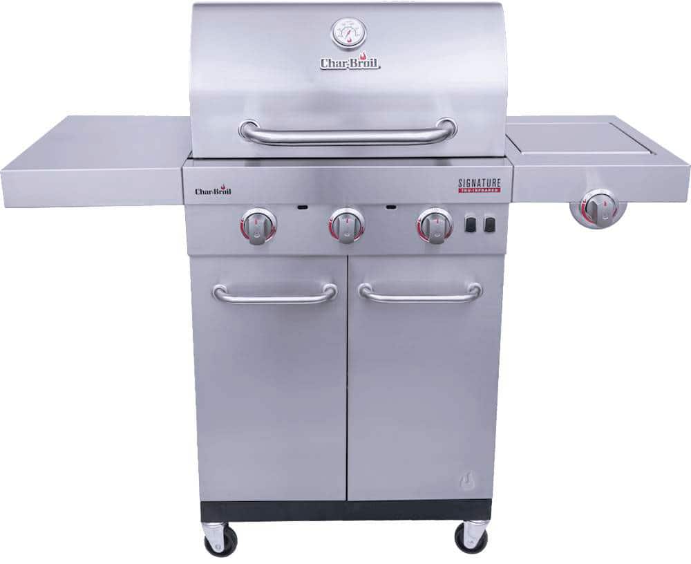 Alt View 13. Char-Broil - Signature Series Amplifire Gas Grill - Stainless Steel.