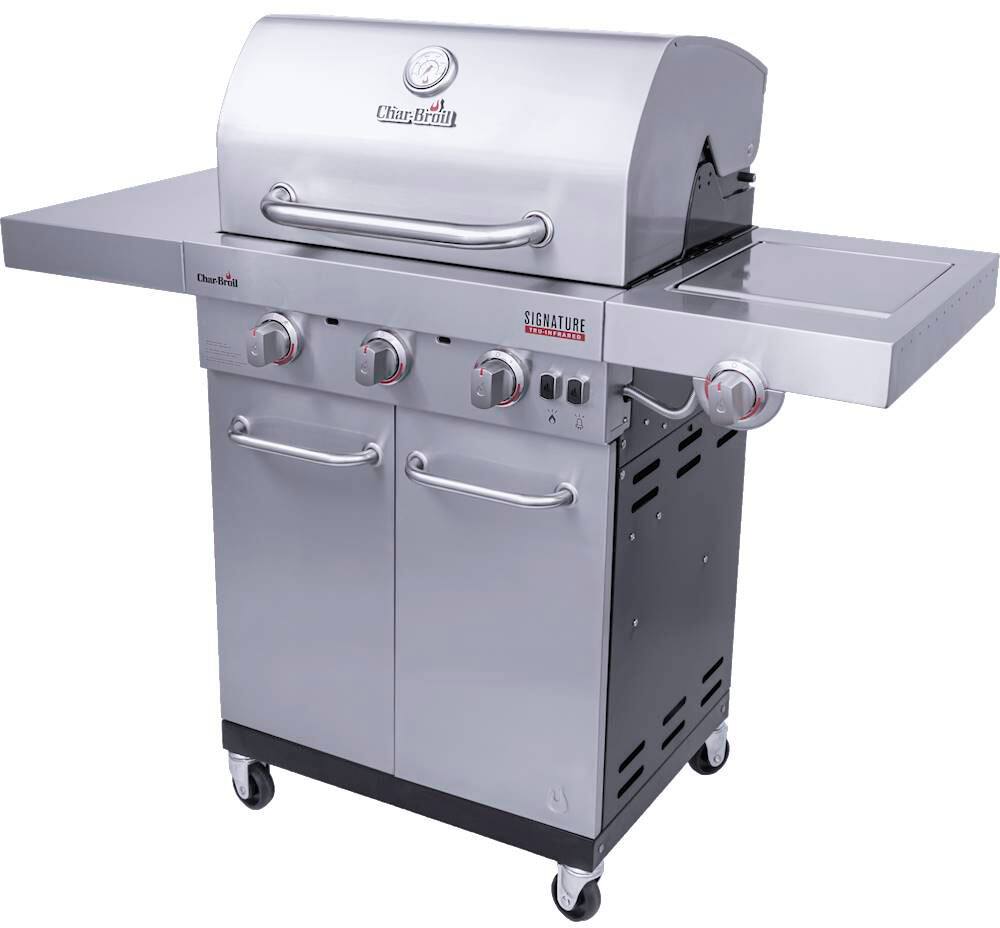 Alt View 14. Char-Broil - Signature Series Amplifire Gas Grill - Stainless Steel.
