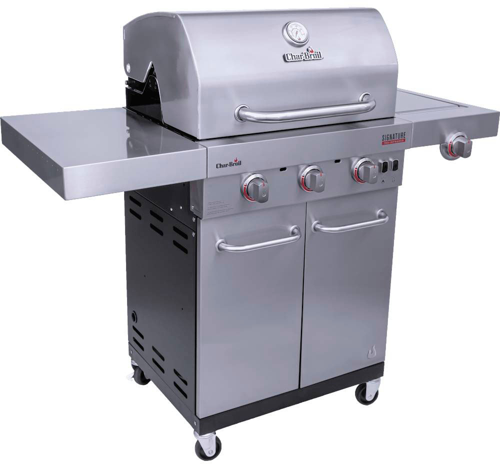 Alt View 15. Char-Broil - Signature Series Amplifire Gas Grill - Stainless Steel.