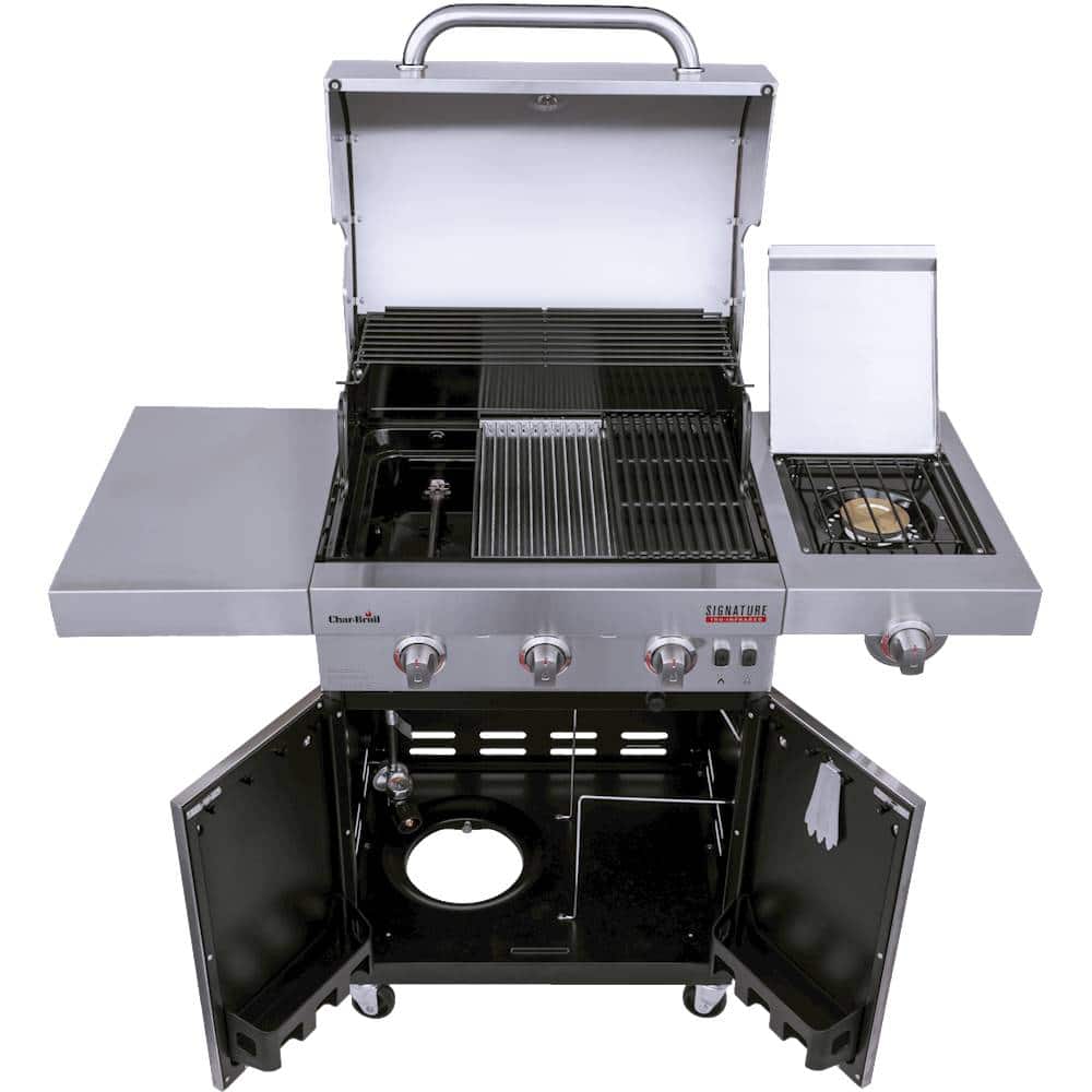 Alt View 16. Char-Broil - Signature Series Amplifire Gas Grill - Stainless Steel.