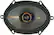 Alt View 14. KICKER - KS Series 6" x 8" 2-Way Car Speakers with Polypropylene Cones (Pair) - Black.
