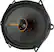 Left. KICKER - KS Series 6" x 8" 2-Way Car Speakers with Polypropylene Cones (Pair) - Black.