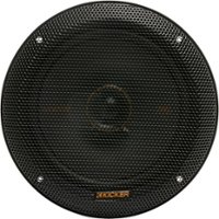 KICKER - KS Series 6-1/2" 2-Way Car Speakers with Polypropylene Cones (Pair) - Black - Front_Zoom