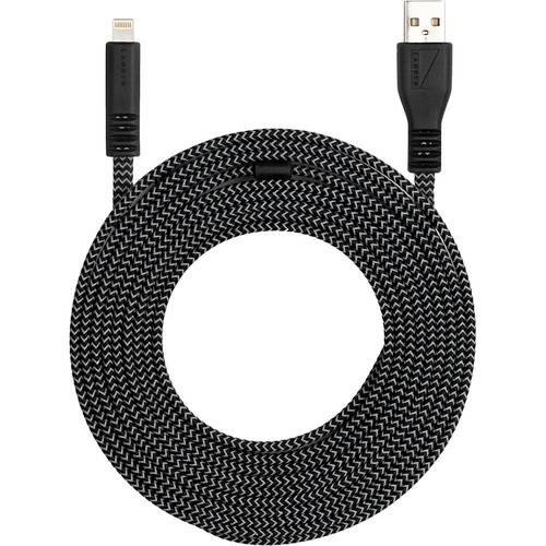 Lander - Neve 10' USB Type A-to-Lightning Cable - Black