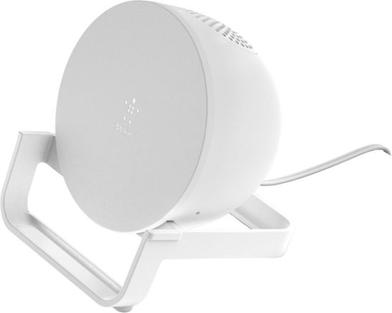 Angle Zoom. Belkin 10W Wireless and Bluetooth Speaker Stand - White.