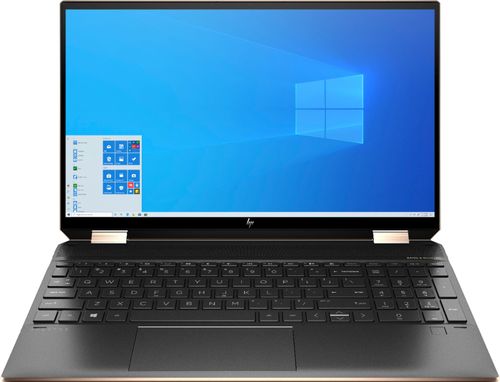 Rent to own HP - Spectre x360 2-in-1 15.6" 4K Ultra HD Touch-Screen Laptop - Intel Core i7 - 16GB Memory - GeForce MX330 - 512GB SSD - Nightfall Black