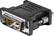 Front. Insignia™ - DVI-A to VGA Adapter - Black.