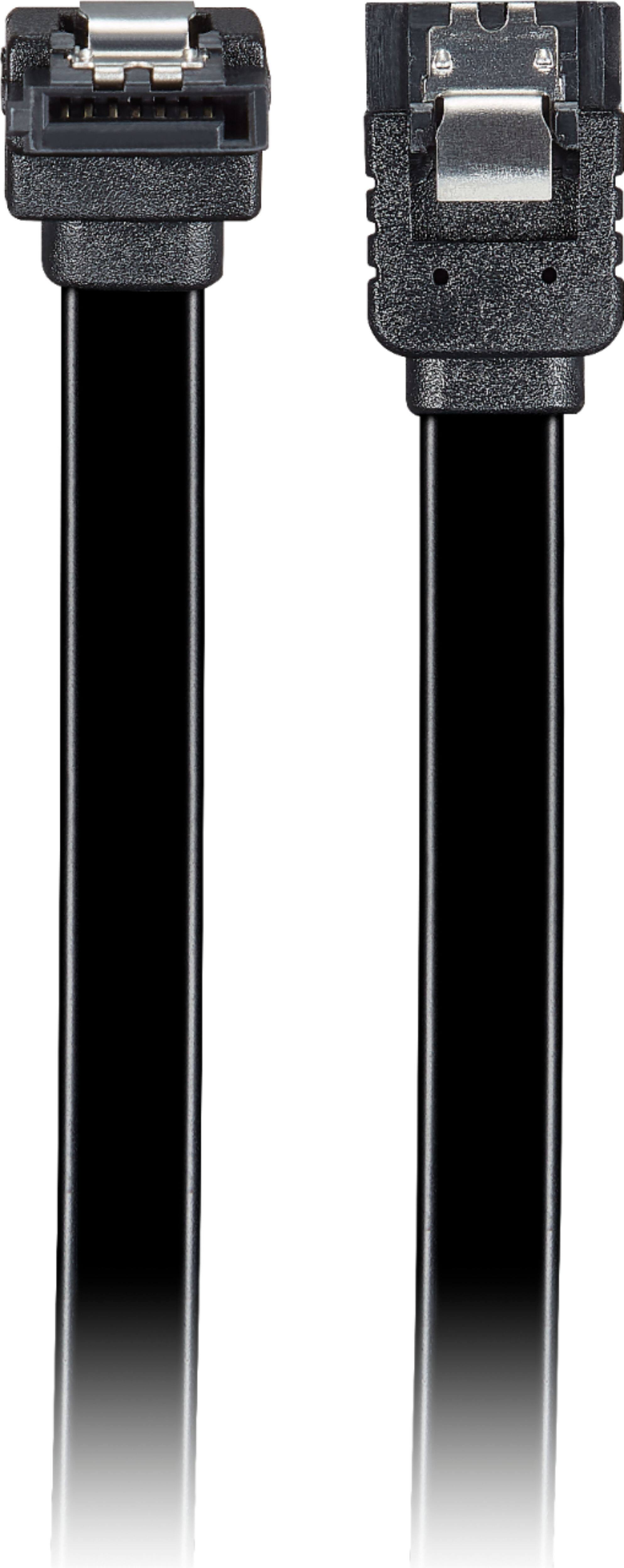 Angle. Insignia™ - 2' SATA III Hard Drive Cable - Black.