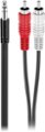 Alt View Zoom 11. Insignia™ - 6' 3.5 mm to Stereo Audio RCA Cable - Black.