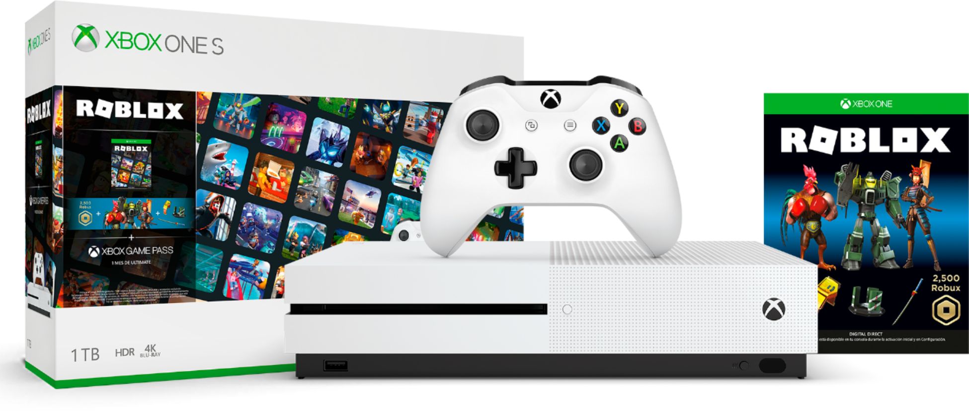 Best Buy: Microsoft Xbox One S 1TB Roblox Console Bundle 234-01214