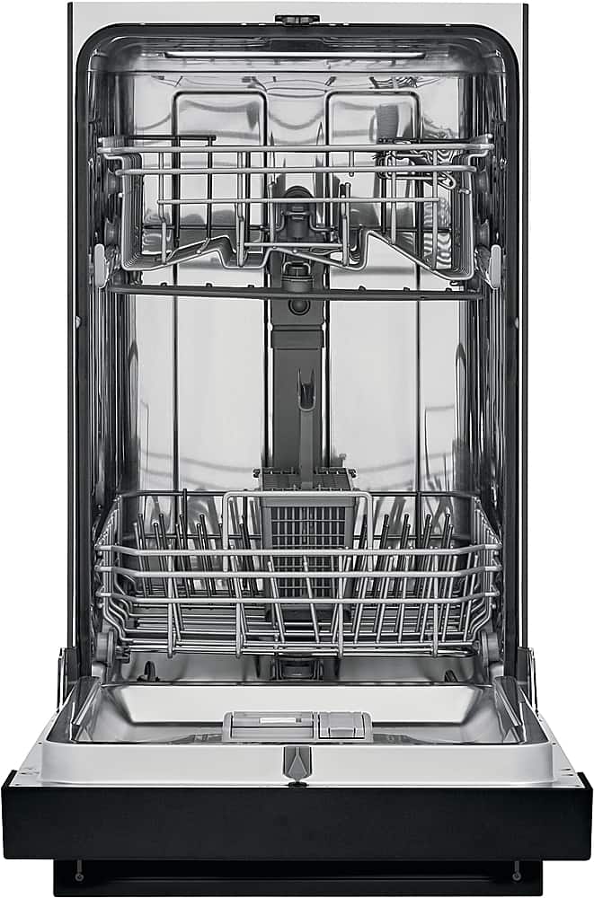Alt View 15. Frigidaire - Frigidaire 18" Compact Front Control Built-In Dishwasher with Stainless Steel Tub, 52 dba - Black.
