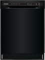 Frigidaire - 24" Compact Front Control Built-In Stainless Steel Tub Dishwasher with Sanitize Cycle, 52 dBA - Black