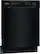 Left. Frigidaire - 24" Compact Front Control Built-In Stainless Steel Tub Dishwasher with Sanitize Cycle, 52 dBA - Black.