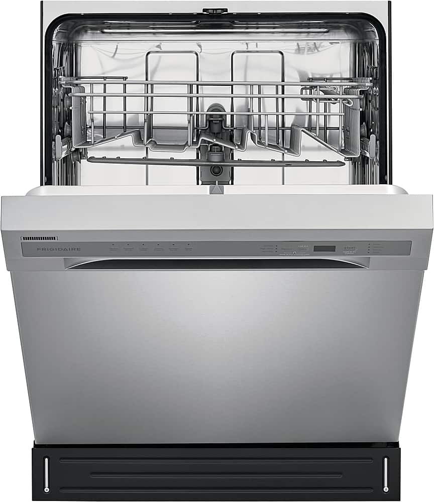 Alt View 19. Frigidaire - 24" Compact Front Control Built-In Dishwasher with Stainless Steel Tub, 52 dBA - Stainless Steel.