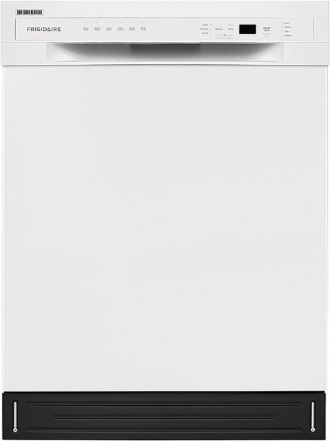 Frigidaire – 24″ Compact Front Control Built-In Dishwasher with Stainless Steel Tub, 52 dBA – White