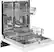 Alt View 15. Frigidaire - 24" Compact Front Control Built-In Dishwasher with Stainless Steel Tub, 52 dBA - White.