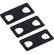 Front. Wasserstein - Webcam Lens Cover for Google Nest Hub Max (3-Pack) - Charcoal.