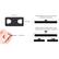 Alt View 14. Wasserstein - Webcam Lens Cover for Google Nest Hub Max (3-Pack) - Charcoal.