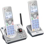 Angle. AT&T - 2 Handset Connect to Cell Answering System with Unsurpassed Range - White.