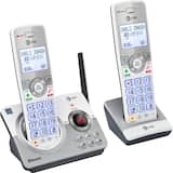 AT&T - 2 Handset Connect to Cell Answering System with Unsurpassed Range - White