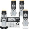 Alt View Zoom 11. VTech - 4 Handset Connect to Cell Answering System with Super Long Range - Silver and Black.