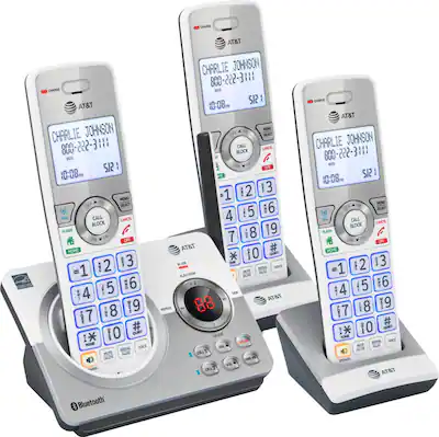 AT&T 3 Handset Connect to Cell Answering System with Unsurpassed Range ...