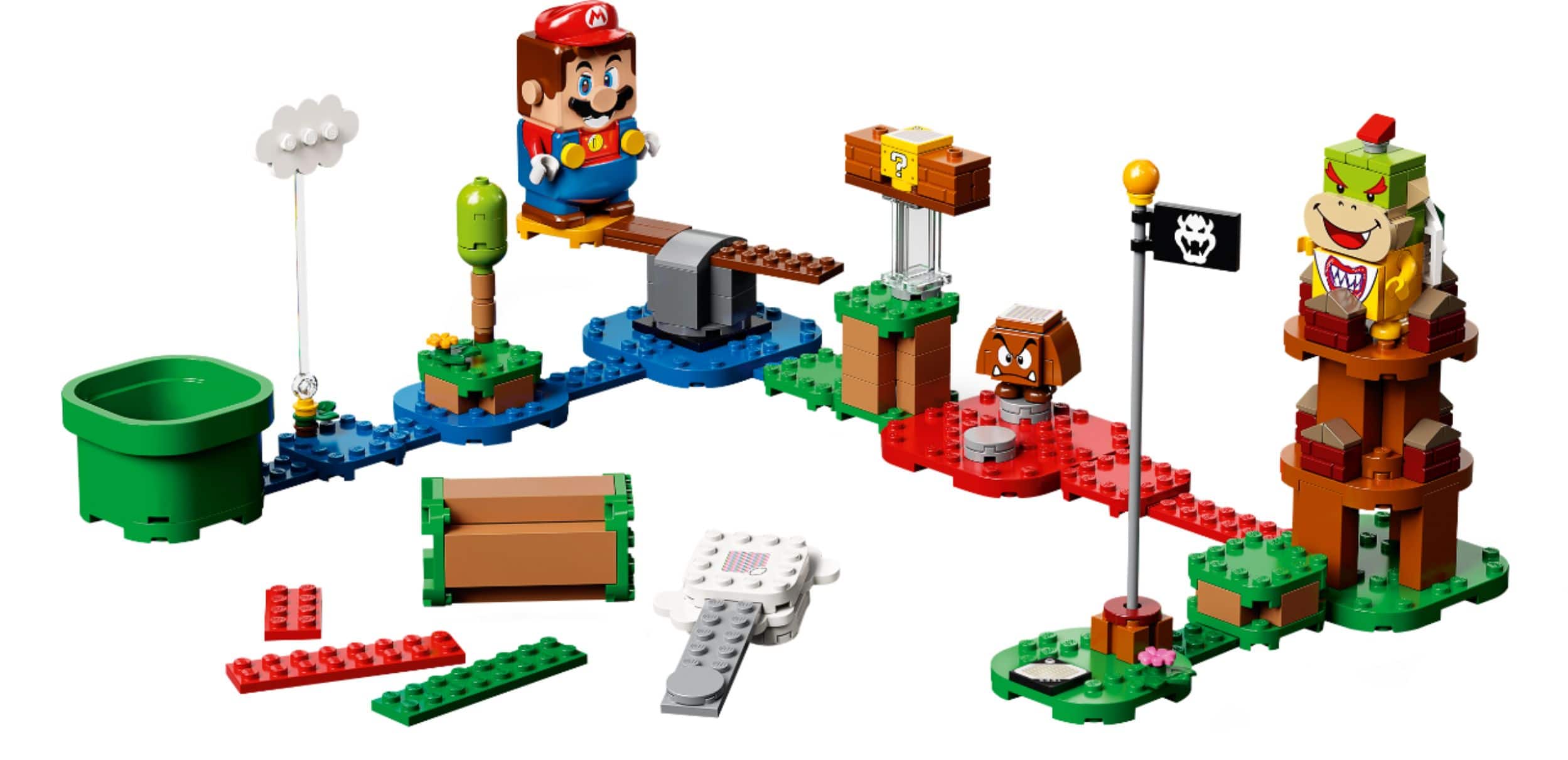 Angle. LEGO - Super Mario Adventures with Mario Starter Course 71360.