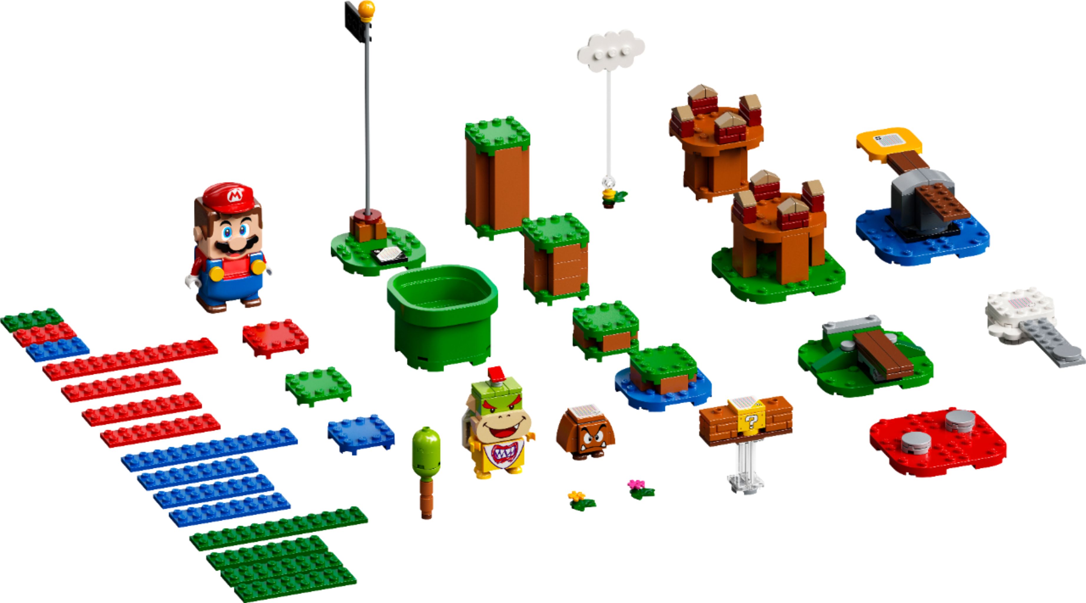 Left View: LEGO - Super Mario Adventures with Mario Starter Course 71360