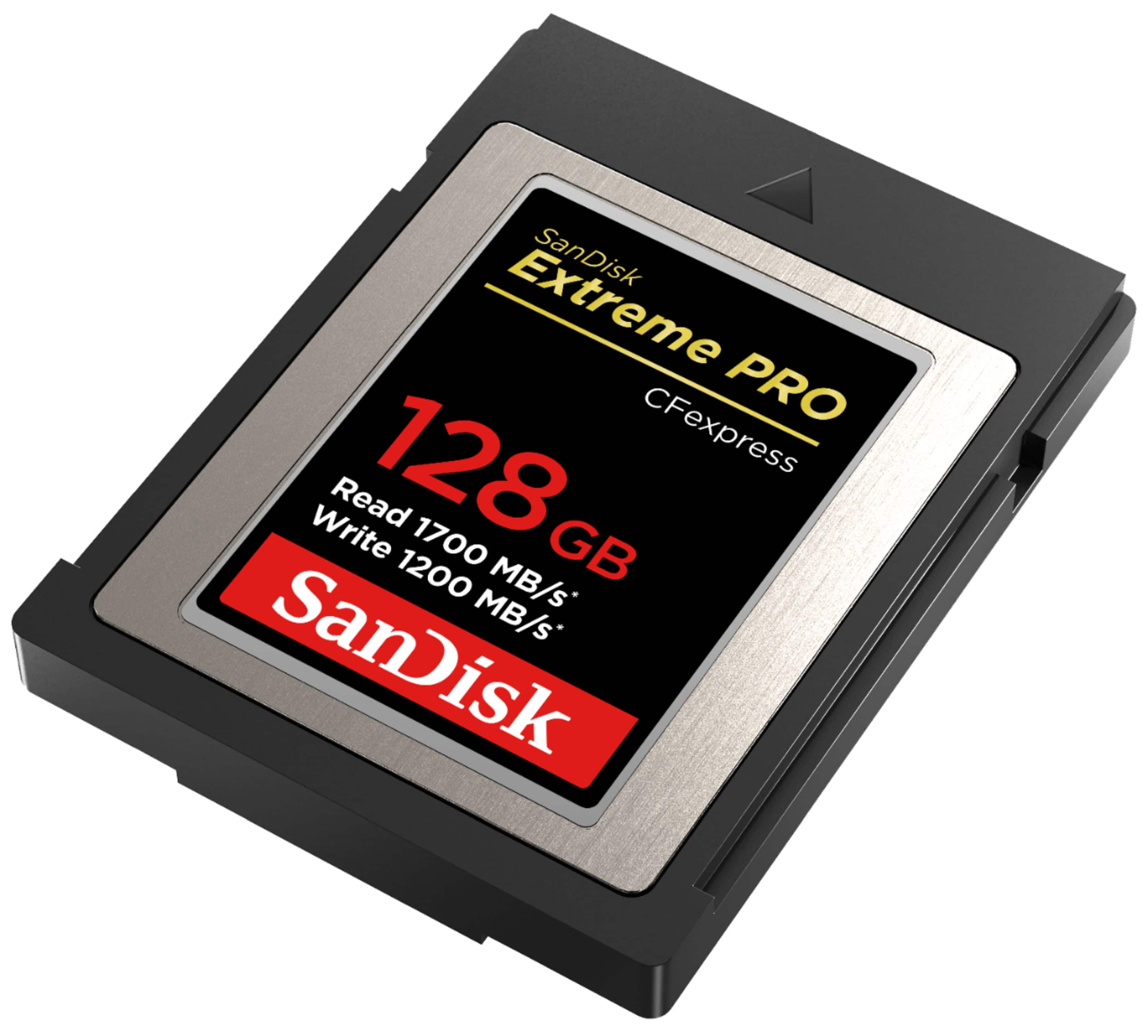 Alt View 12. SanDisk - 128GB Extreme PRO CFexpress Memory Card - Black.