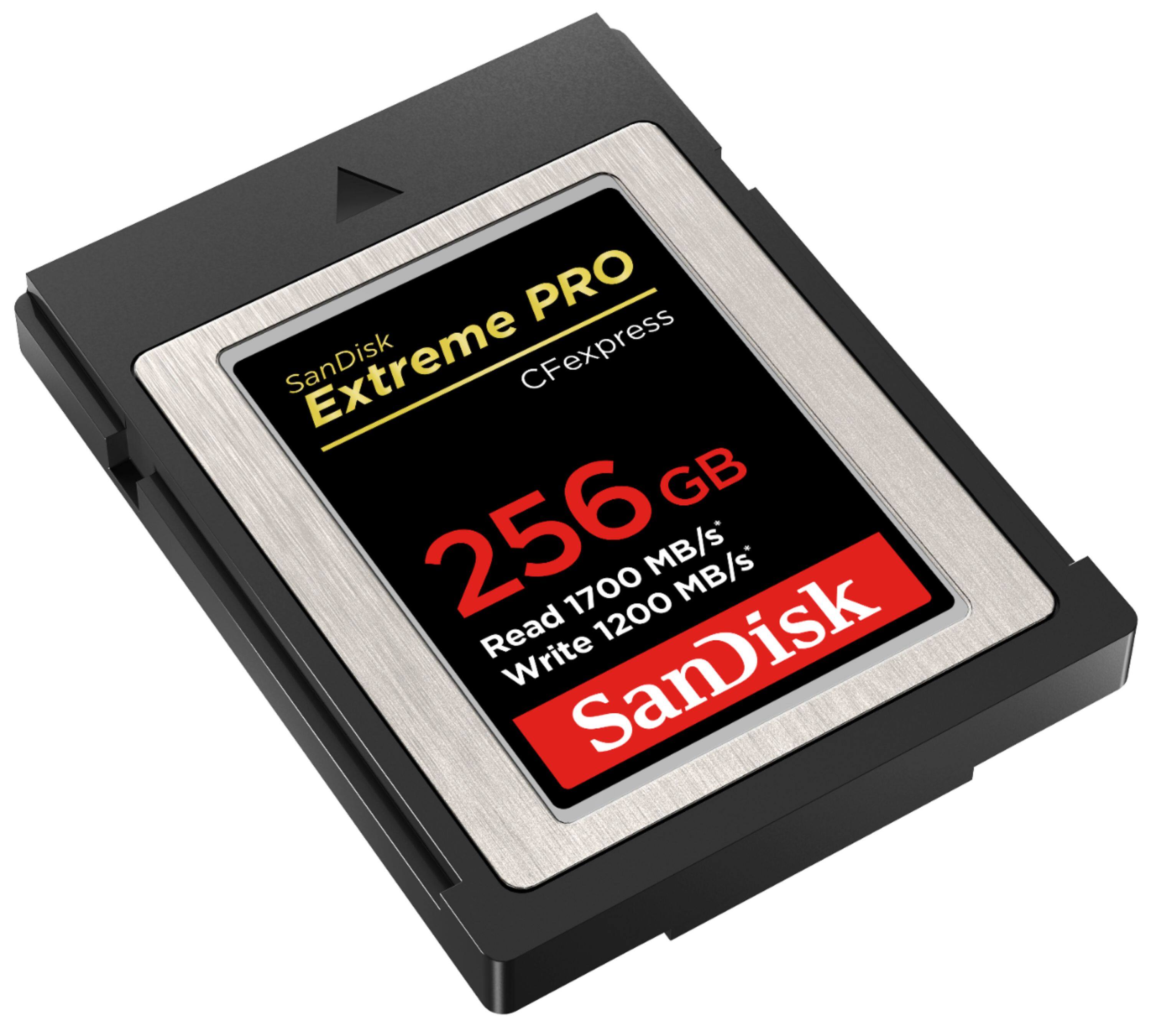 Alt View 11. SanDisk - 256GB Extreme PRO CFexpress Memory Card - Black.