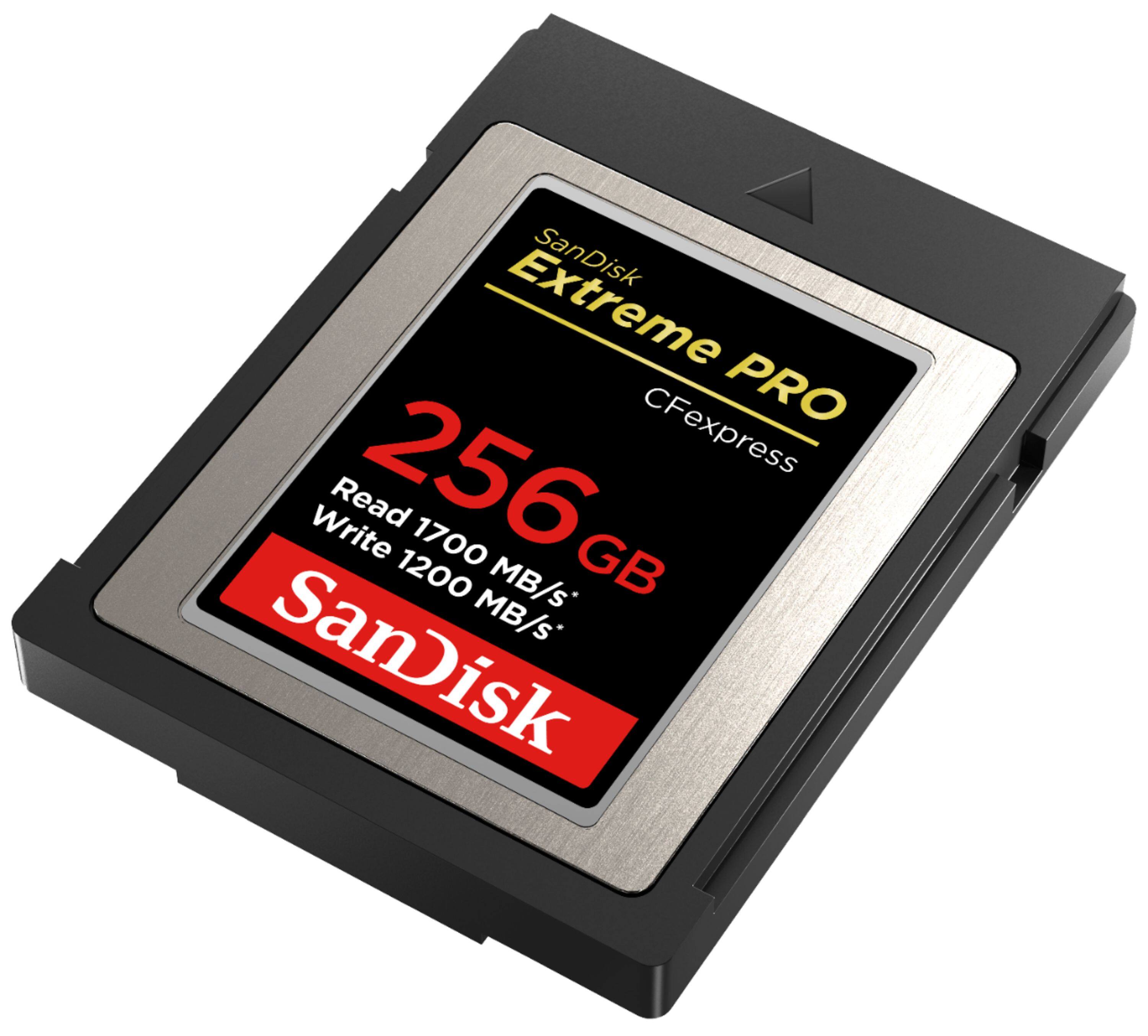 Alt View 12. SanDisk - 256GB Extreme PRO CFexpress Memory Card - Black.