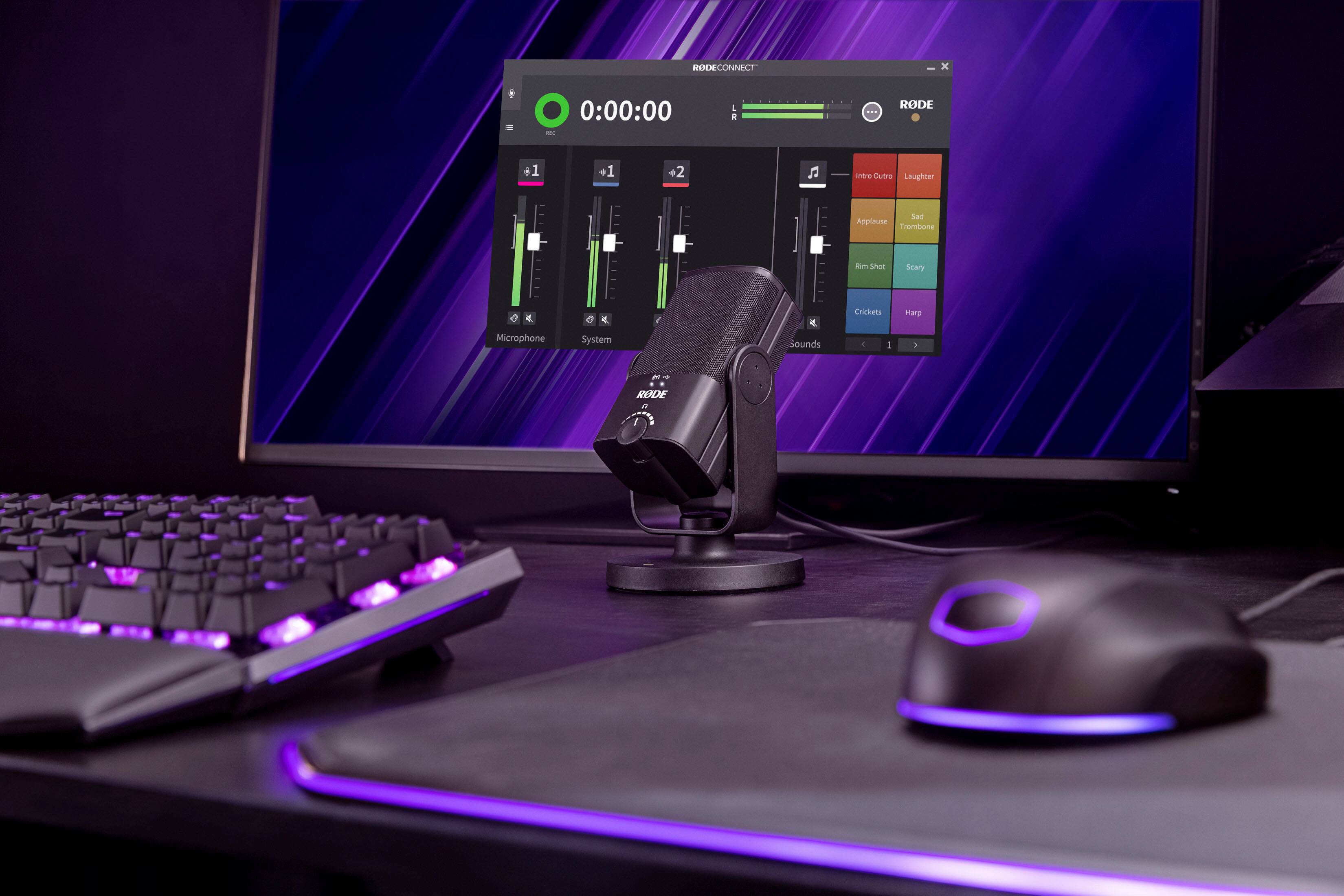 Alt View 20. RØDE - NT-USB MINI Studio-Quality USB Microphone - Black.