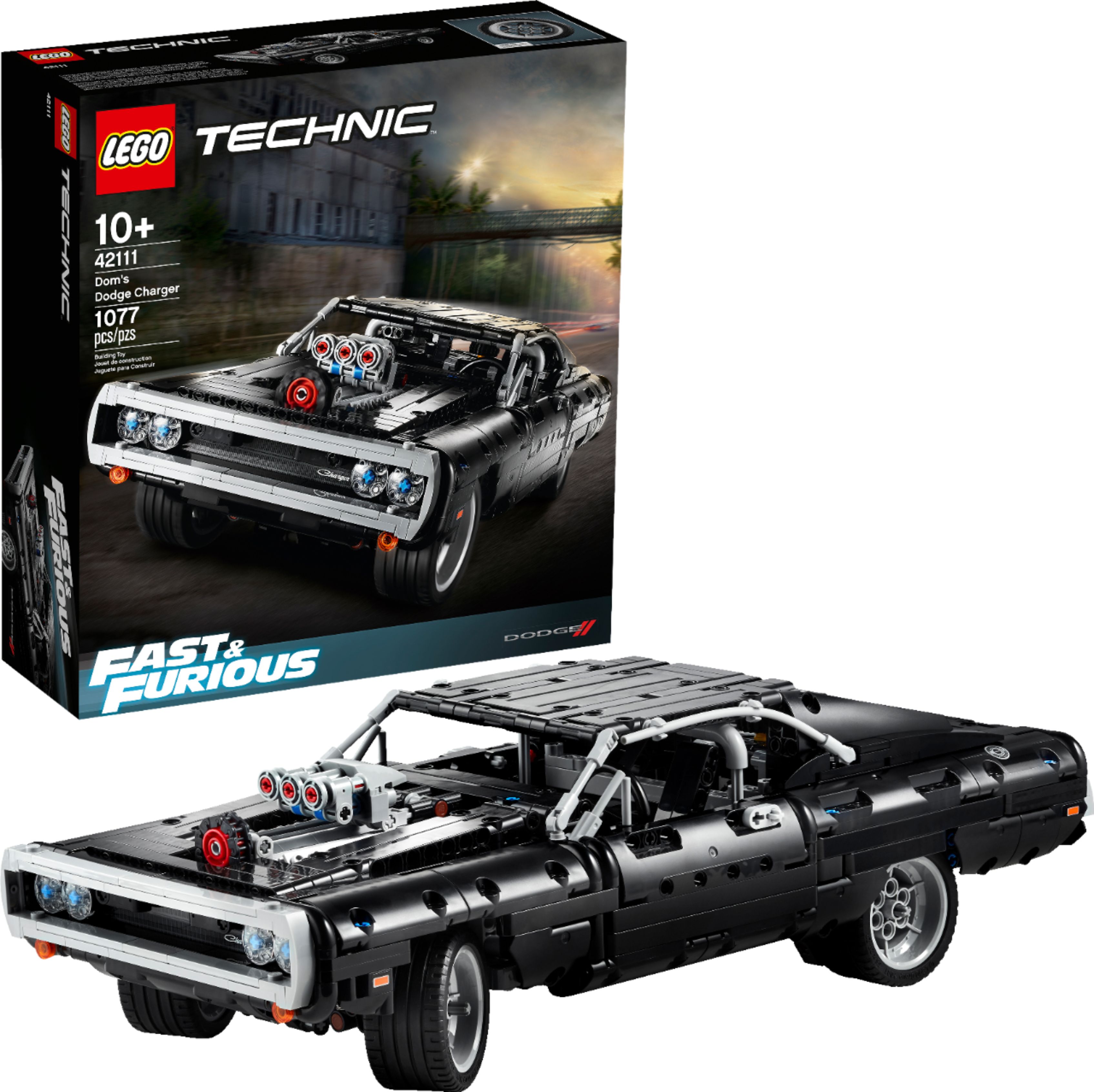 konkurrenter skrive et brev lure LEGO Technic Fast & Furious Dom's Dodge Charger 42111 Race Car Building Set  (1,077 Pieces) 6288782 - Best Buy