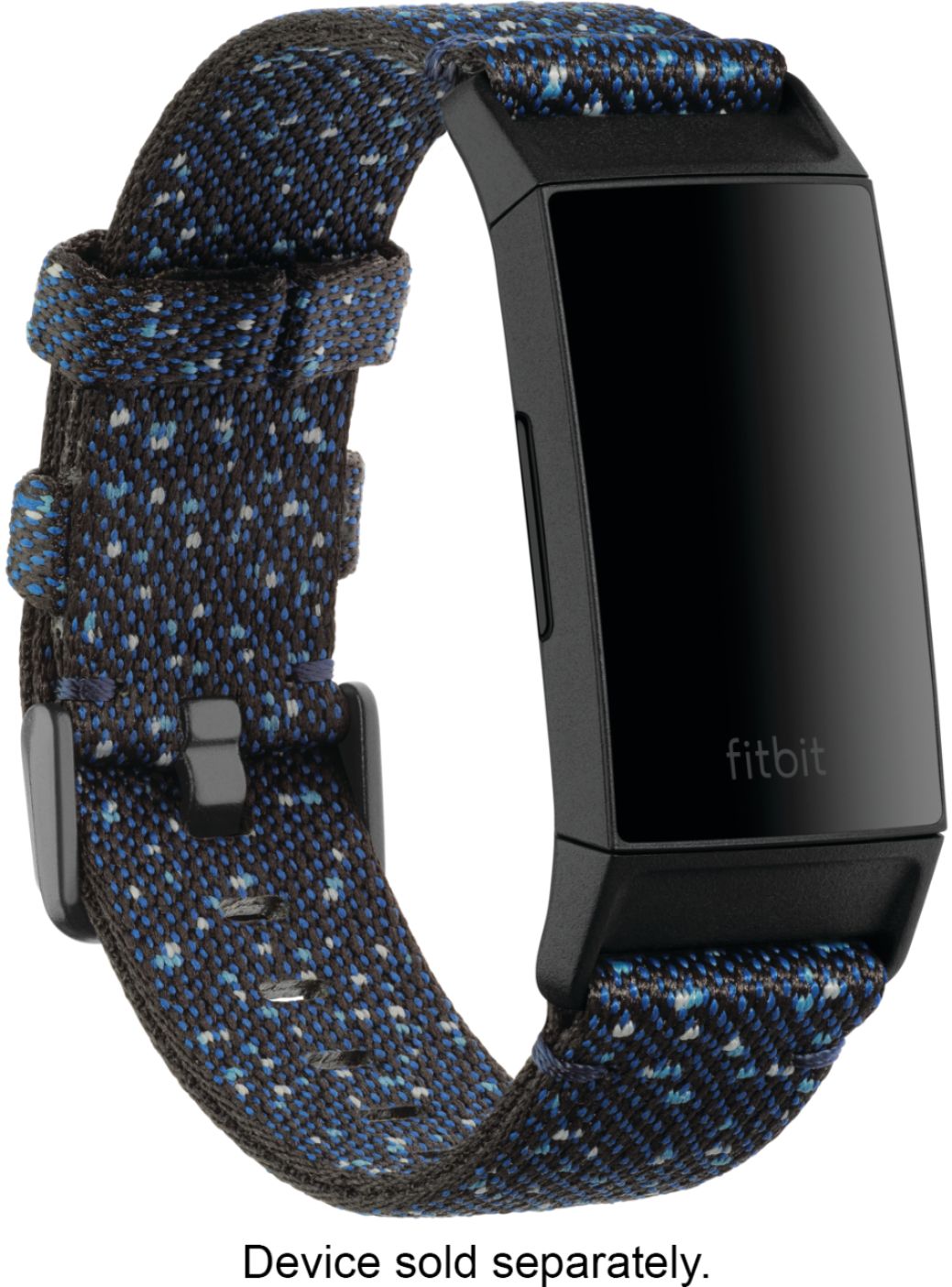 Best Buy: Polyester Small Watch Strap for Fitbit Charge 4 Midnight 
