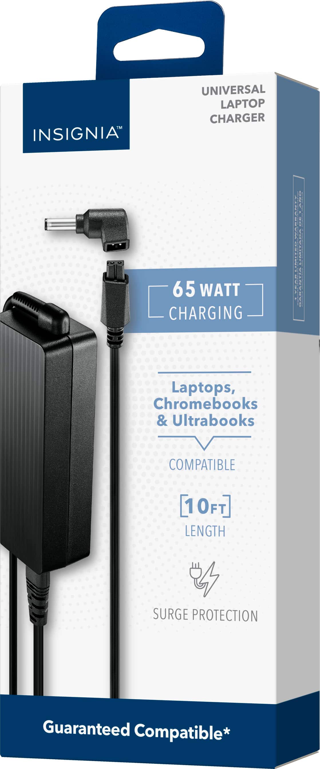 Alt View 14. Insignia™ - Universal 65W Laptop Charger - Black.