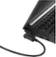 The text on the image reads:

A B C D E F G H I J K L M N O P Q R S T U V W X Y Z

This is the layout of a standard keyboard, with the letters A to Z arranged in two rows. The image shows a laptop with its keyboard open, revealing the keys.