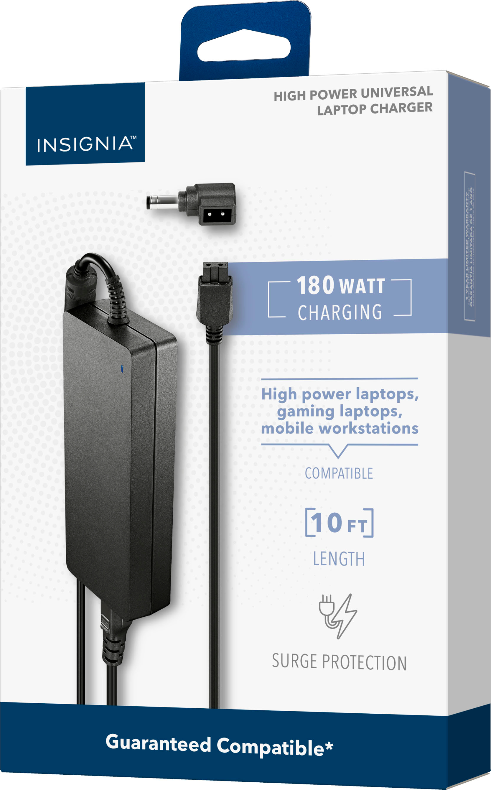 Insignia™ Universal 90W Laptop Charger Black NS-PWLC591 - Best Buy