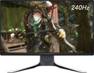 Front Zoom. Alienware - AW2521HFL 25" IPS LED FHD FreeSync and G-SYNC Compatible Gaming Monitor (DisplayPort, HDMI, USB) - Lunar Light.