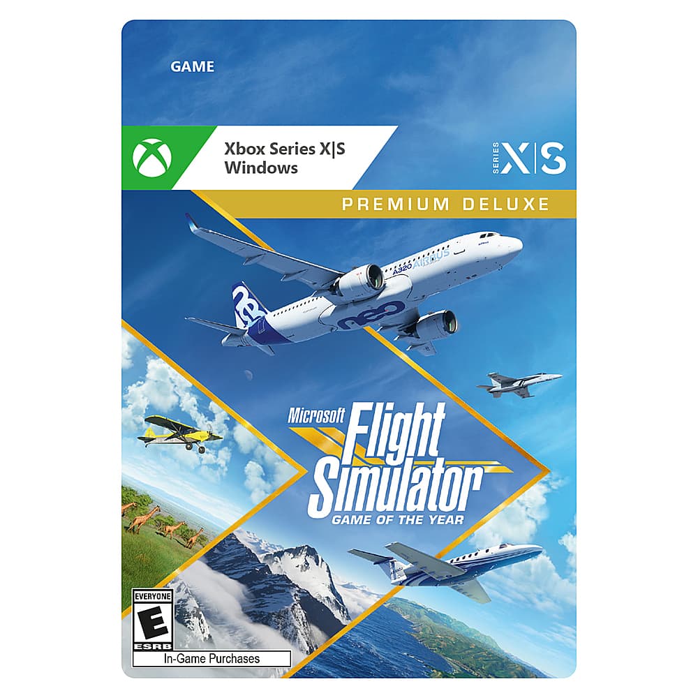 Front. Microsoft - Flight Simulator Game of the Year.