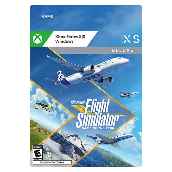 Front Zoom. Flight Simulator Game of the Year Deluxe Edition - Windows, Xbox Series S, Xbox Series X [Digital].