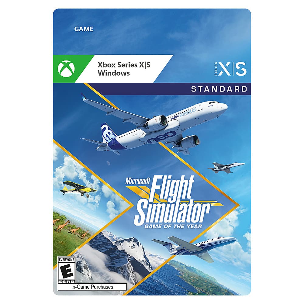 Front. Microsoft - Flight Simulator Game of the Year.