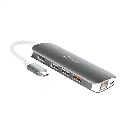 Front. j5create - USB-C Multi Adapter (10 Functions in 1).