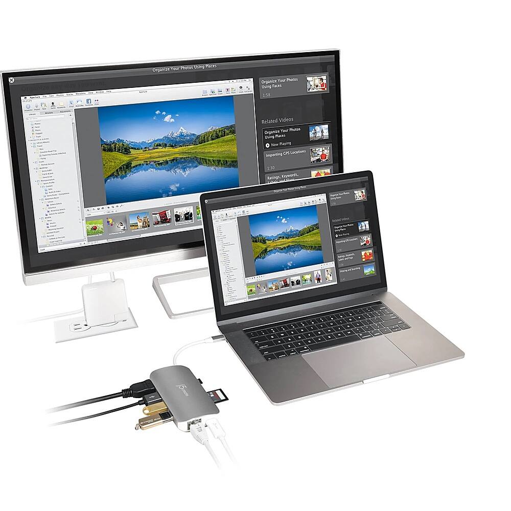 Alt View 14. j5create - USB-C Multi Adapter (10 Functions in 1).