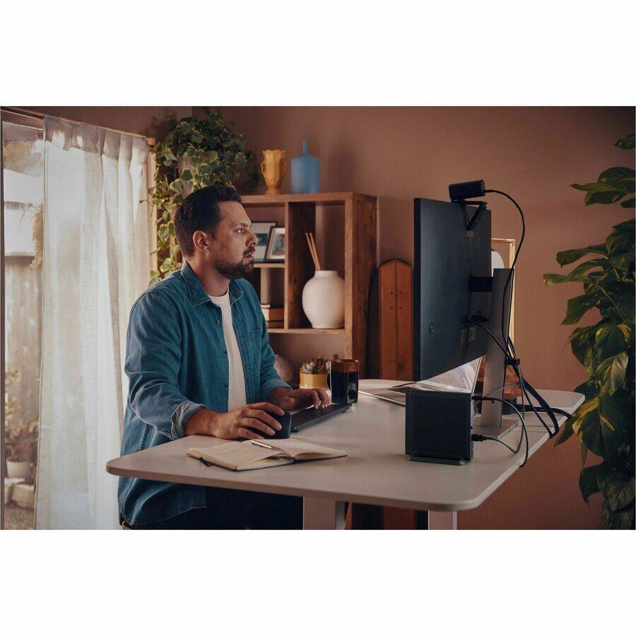 Alt View 5. HP - HP EliteDesk 8 G1a Desktop Computer - AMD Ryzen AI 7 350 - 16 GB - 512 GB SSD - Mini PC - Jack Black - AMD Chip - Black.