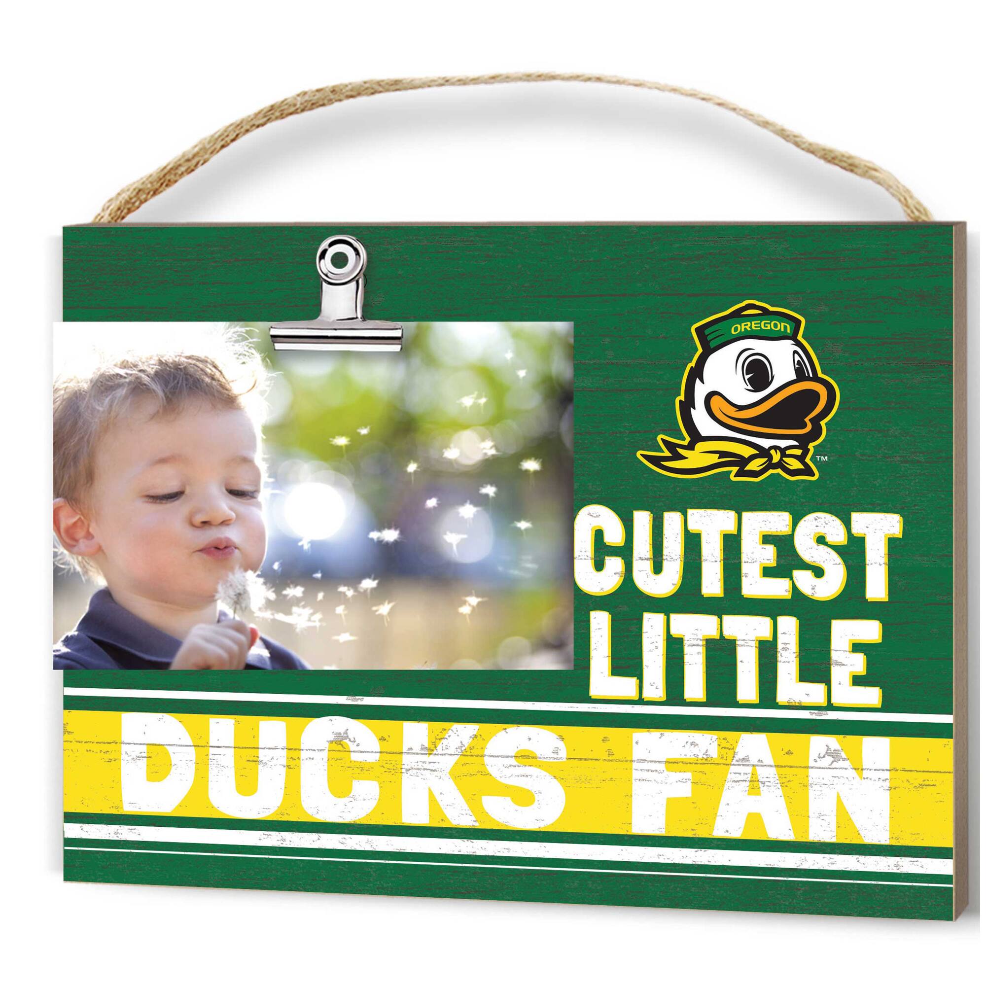 Oregon Ducks 8'' x 10'' Cutest Little Team Logo Clip Photo Frame