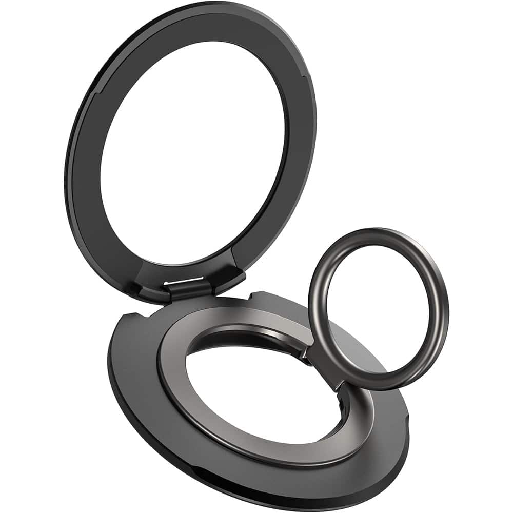 PARKER SLATER - Magnetic Phone Ring Stand Grip for MagSafe with Adapter Ring - Black