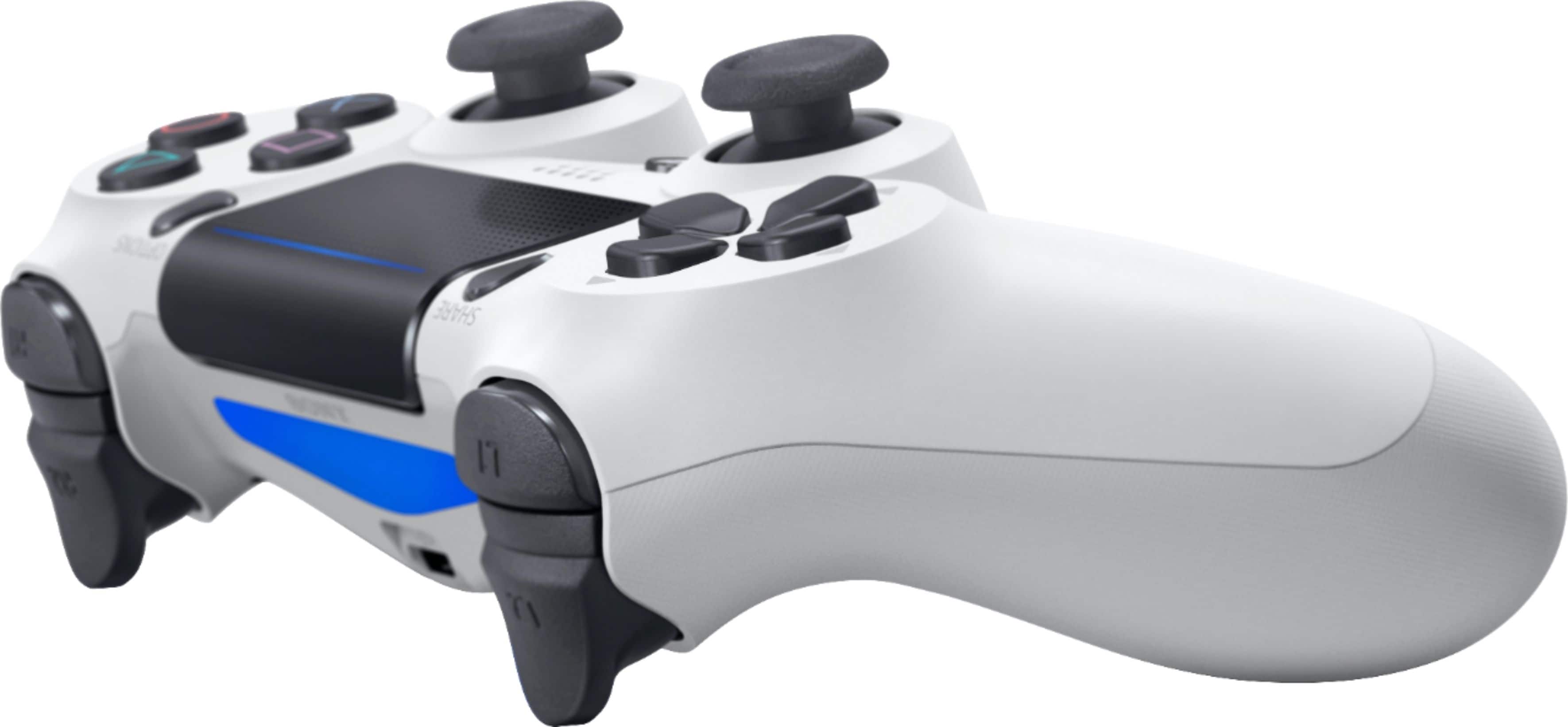 Alt View 11. Sony - Geek Squad Certified Refurbished DualShock 4 Wireless Controller for Sony PlayStation 4 - Glacier White.