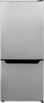 Front Zoom. Insignia™ - 4.1 Cu. Ft. Mini Fridge with Bottom Freezer - Stainless Steel.