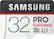 Front. Samsung - 32GB PRO Endurance MicroSDHC UHS-I Memory Card - Black/White.