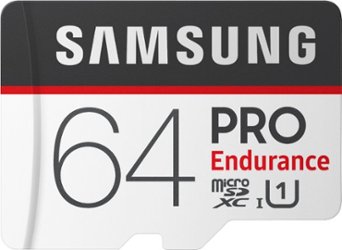 Samsung - 64GB PRO Endurance MicroSDXC UHS-I Memory Card - Front_Zoom